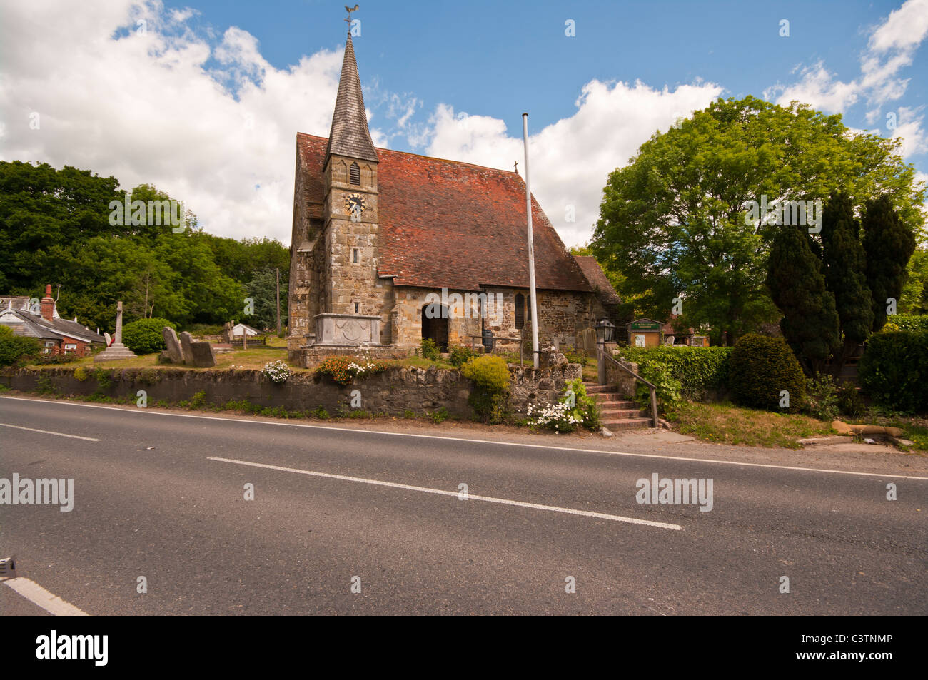 St Peters Village Church Newenden Kent England Stock Photo