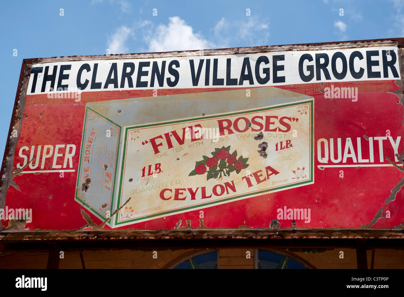 Grocery store, Clarens, Free State, South Africa Stock Photo