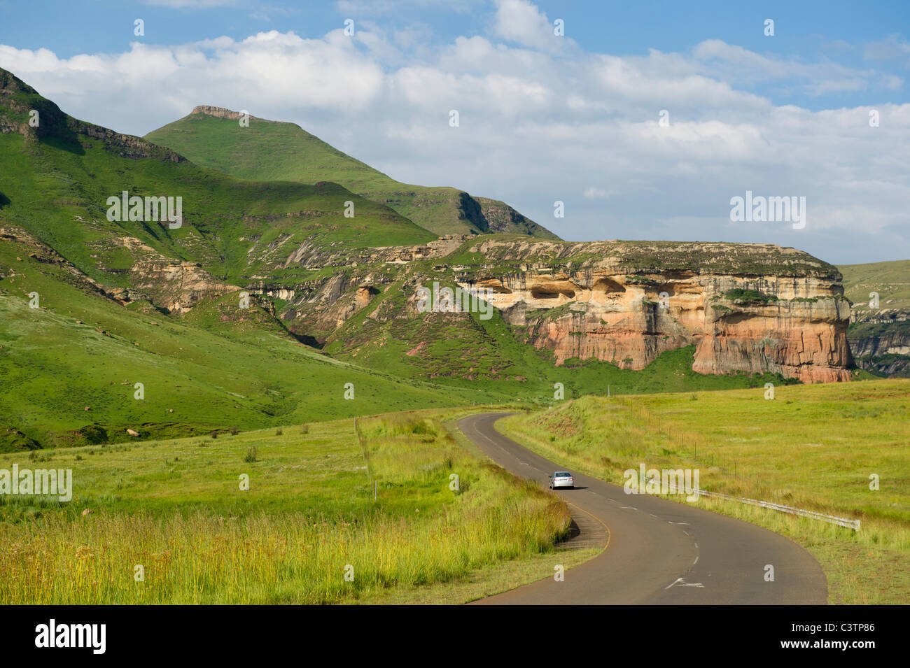 Scenery, Clarens, Free State, South Africa Stock Photo