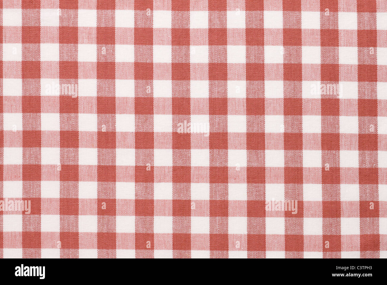 Red Checked Textile Stock Photo - Alamy