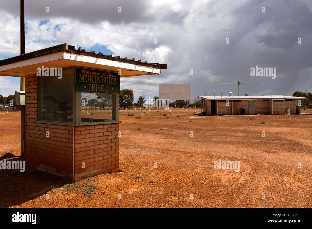 Old Drive in picture theater, Mukinbudin Western Australia Stock Photo