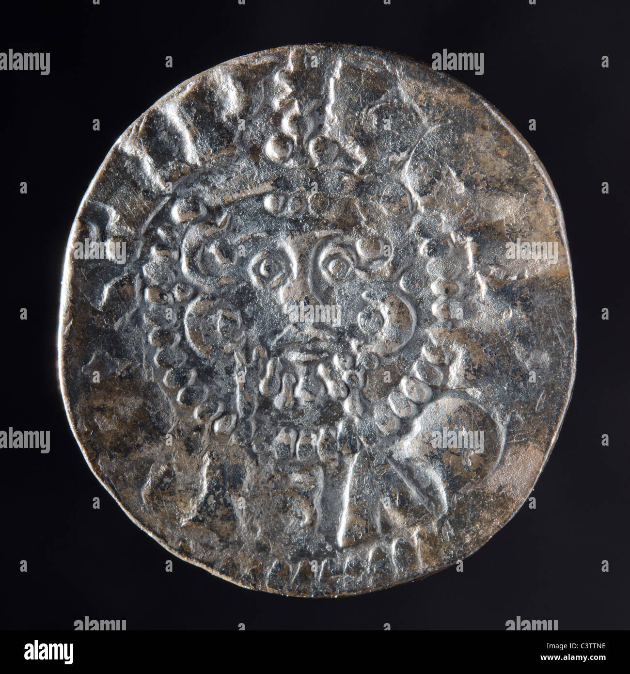 Ancient hammered silver coins Stock Photo Alamy