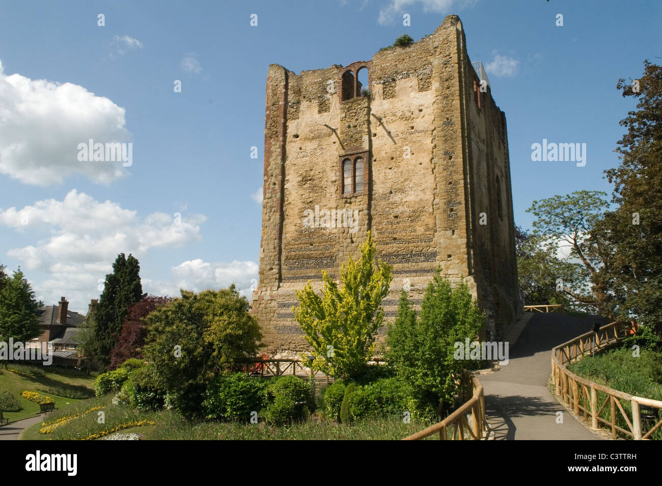 Guildford Castle. Guildford Surrey UK. HOMER SYKES Stock Photo