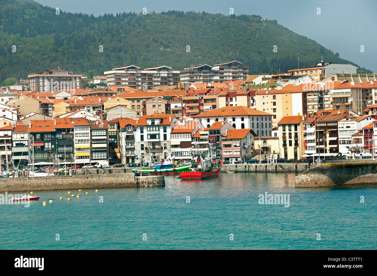 Lekeitio old Fishing Town Biscay Basque Country Spain Stock Photo