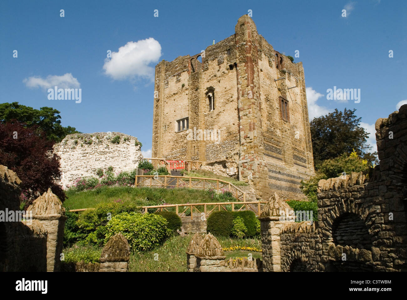 Guildford Castle. Guildford Surrey UK. HOMER SYKES Stock Photo