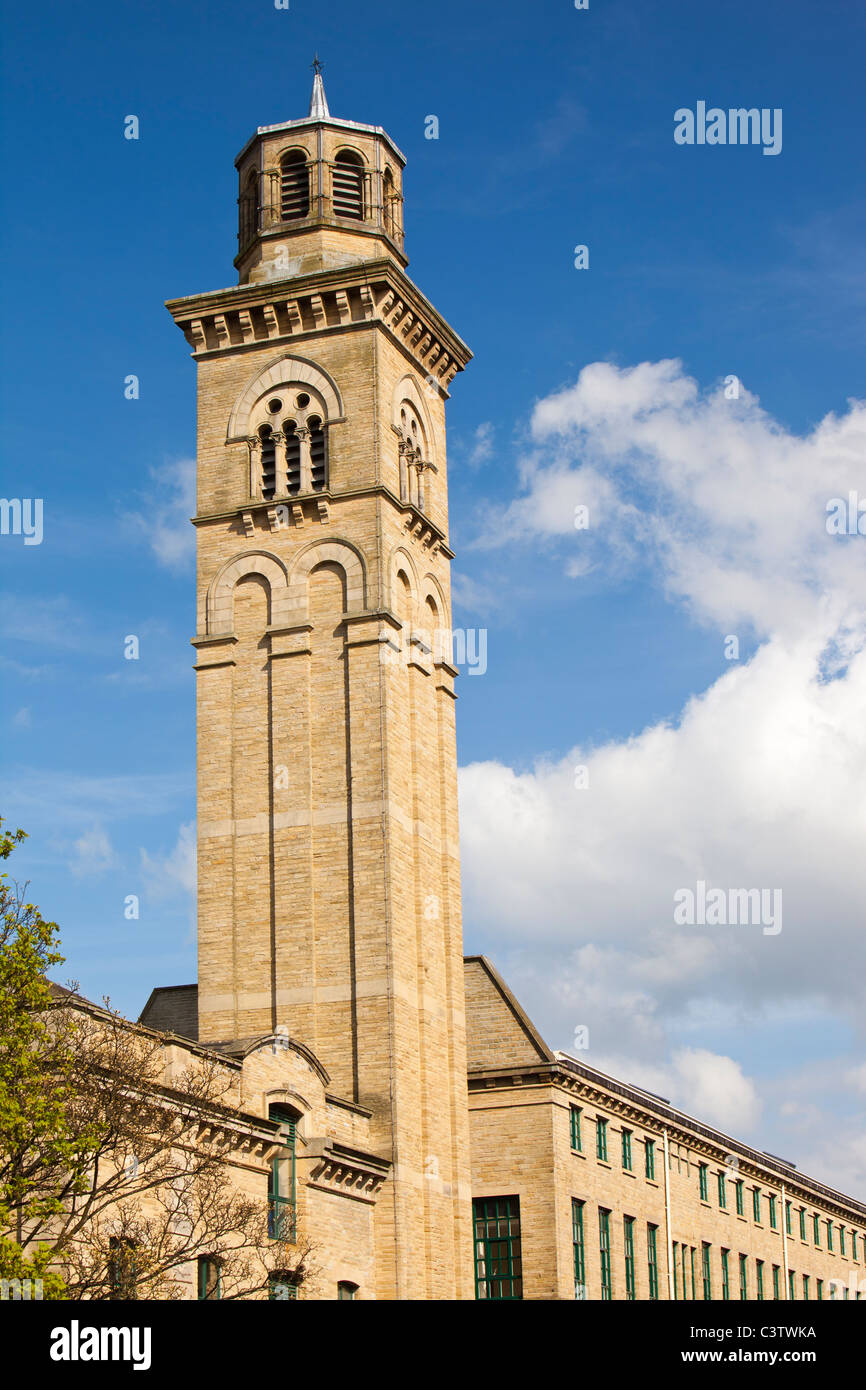 Salts mill in Saltaire, Yorkshire, UK. The mill was opened in 1853 by Titus Salt Stock Photo