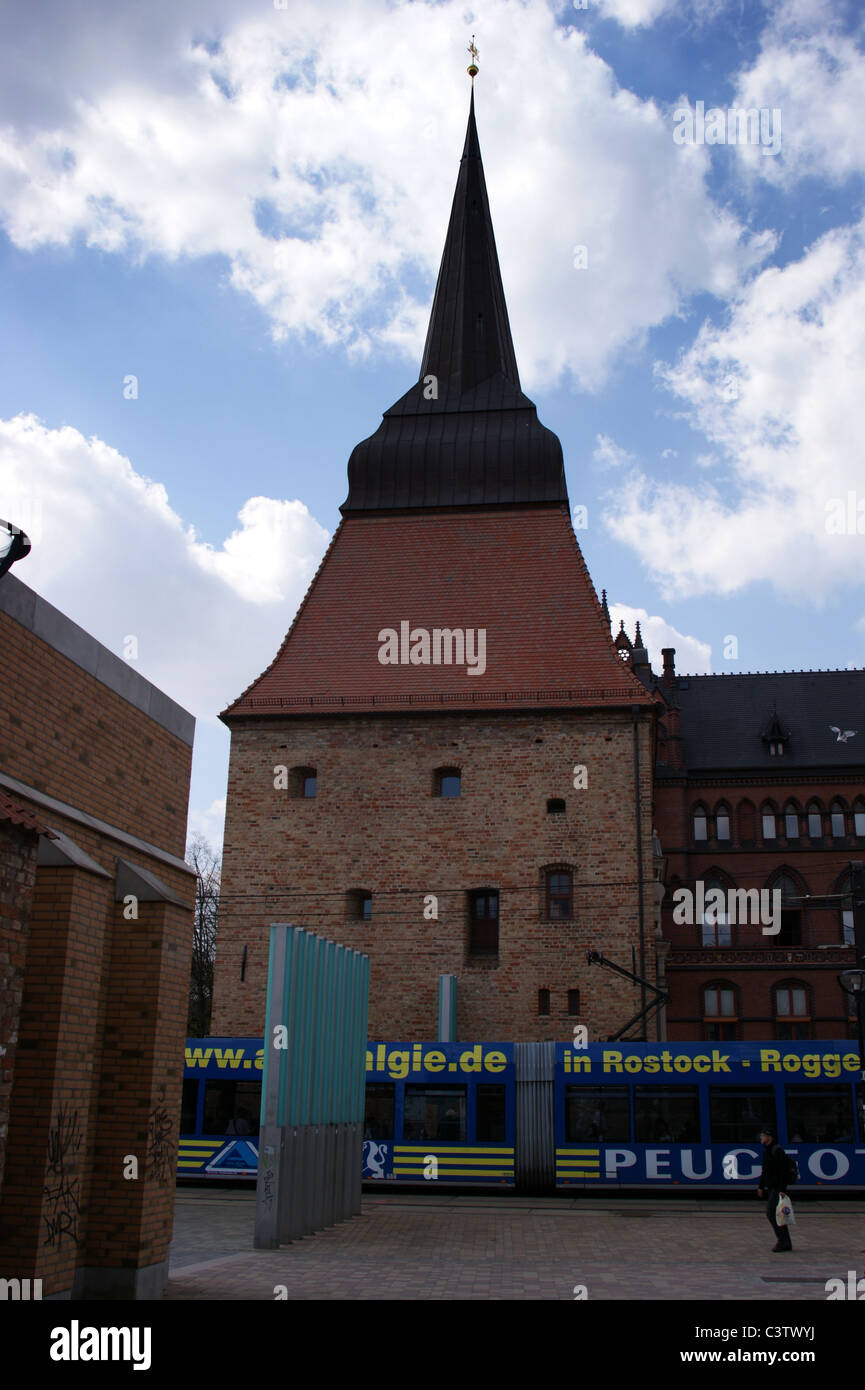 Stone Gate Rostock Steintor gate rostock germany hi-res stock photography and images - Alamy