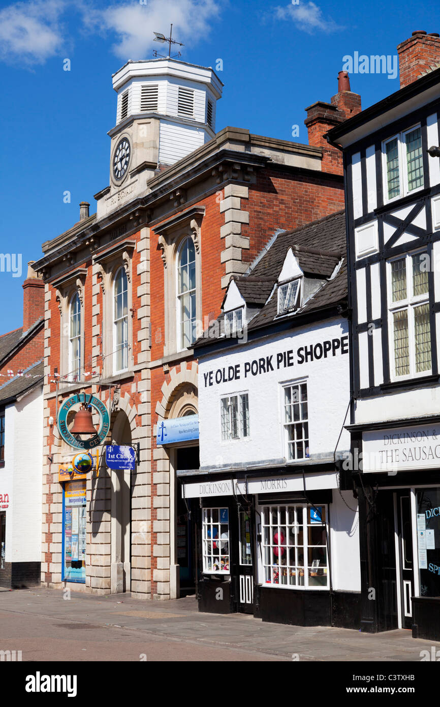 Melton Mowbray Ye Olde Pork Pie Shoppe Dickinson & Morris town centre