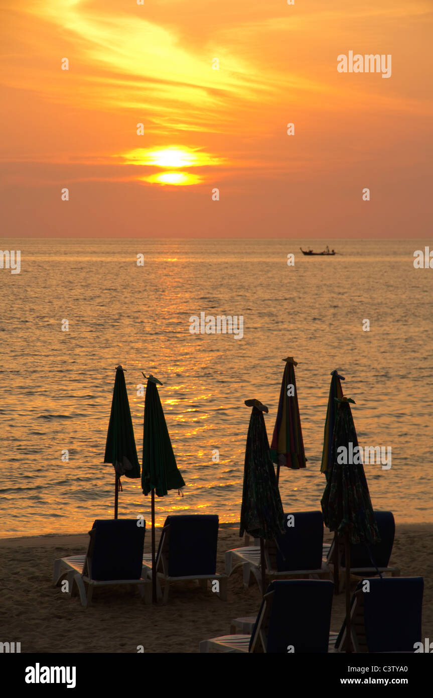 Sundown at Surin Stock Photo