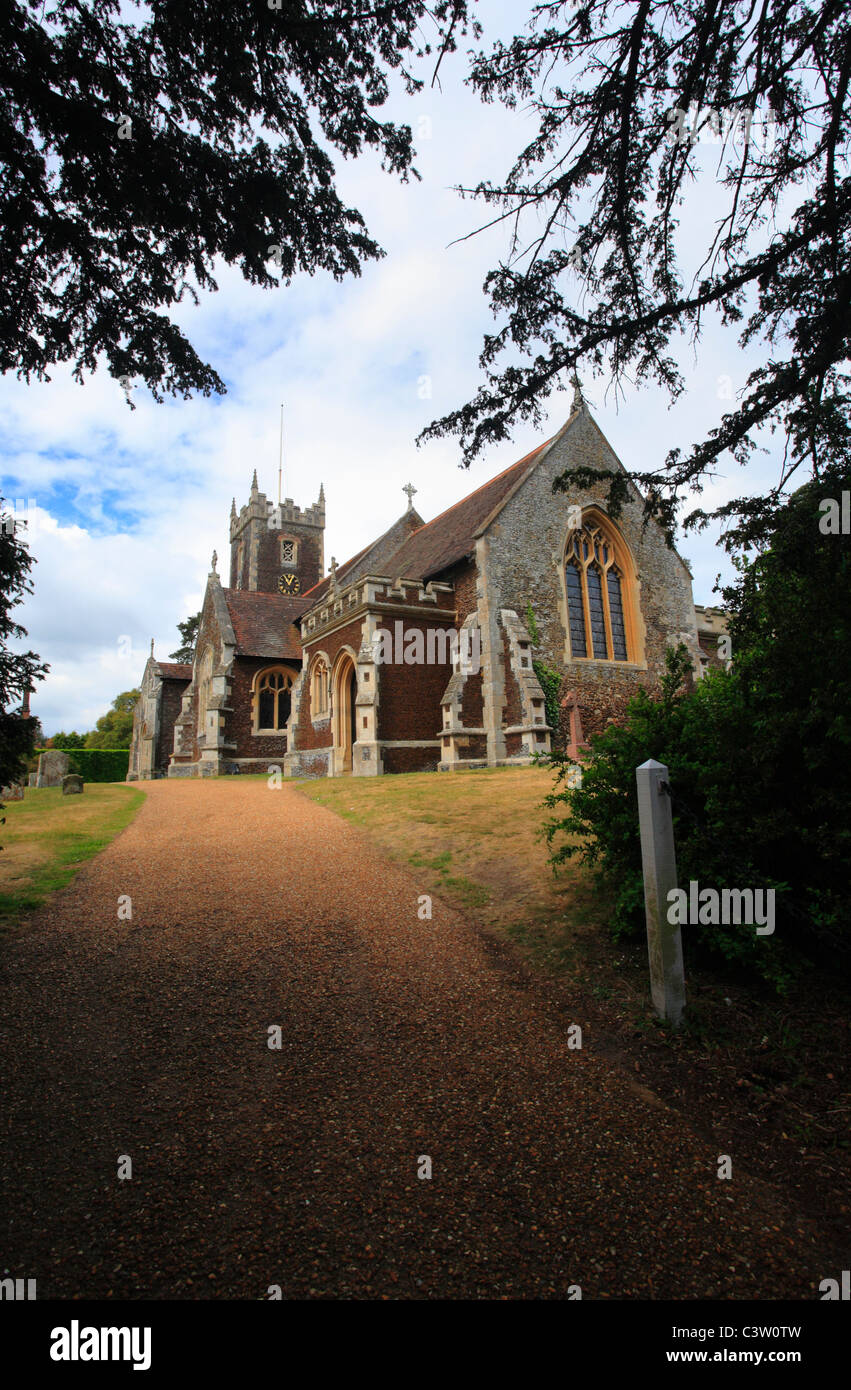 Church of St. Mary Magdalene at Sandringham in Norfolk. Stock Photo