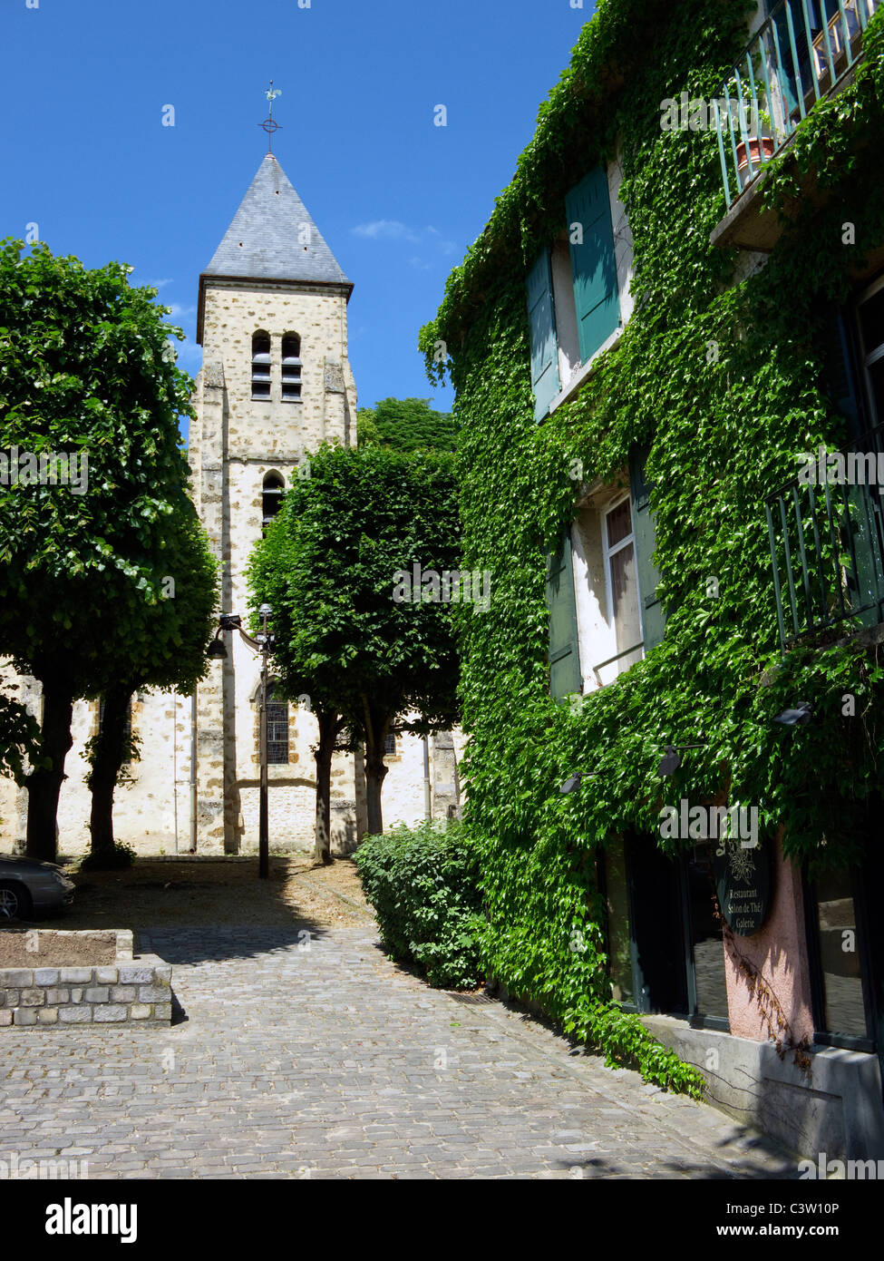 The church of SaintRémi Gif sur Yvette. near Paris, France Stock Photo