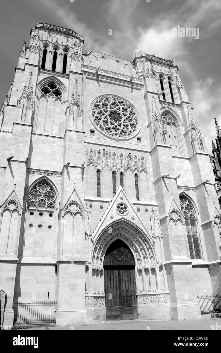 Bordeaux Cathedral in France Stock Photo
