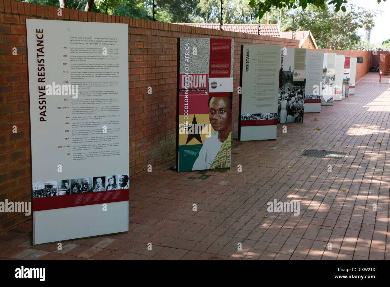 The museum at Lilies leaf farm in Rivonia where Nelson Mandela and