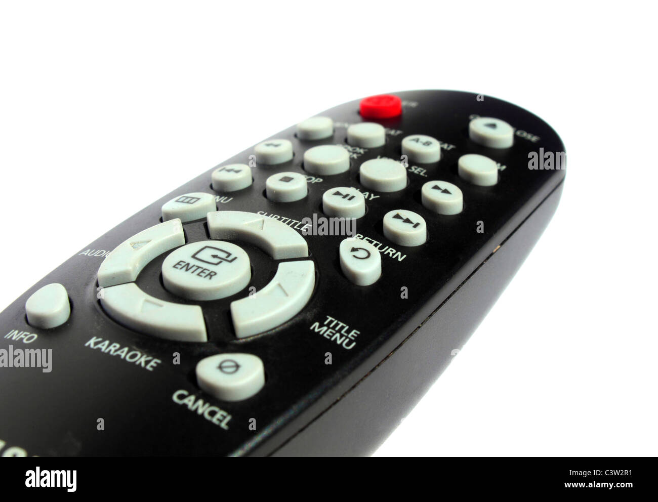 a typical remote control of an Audio / Video players Stock Photo Alamy