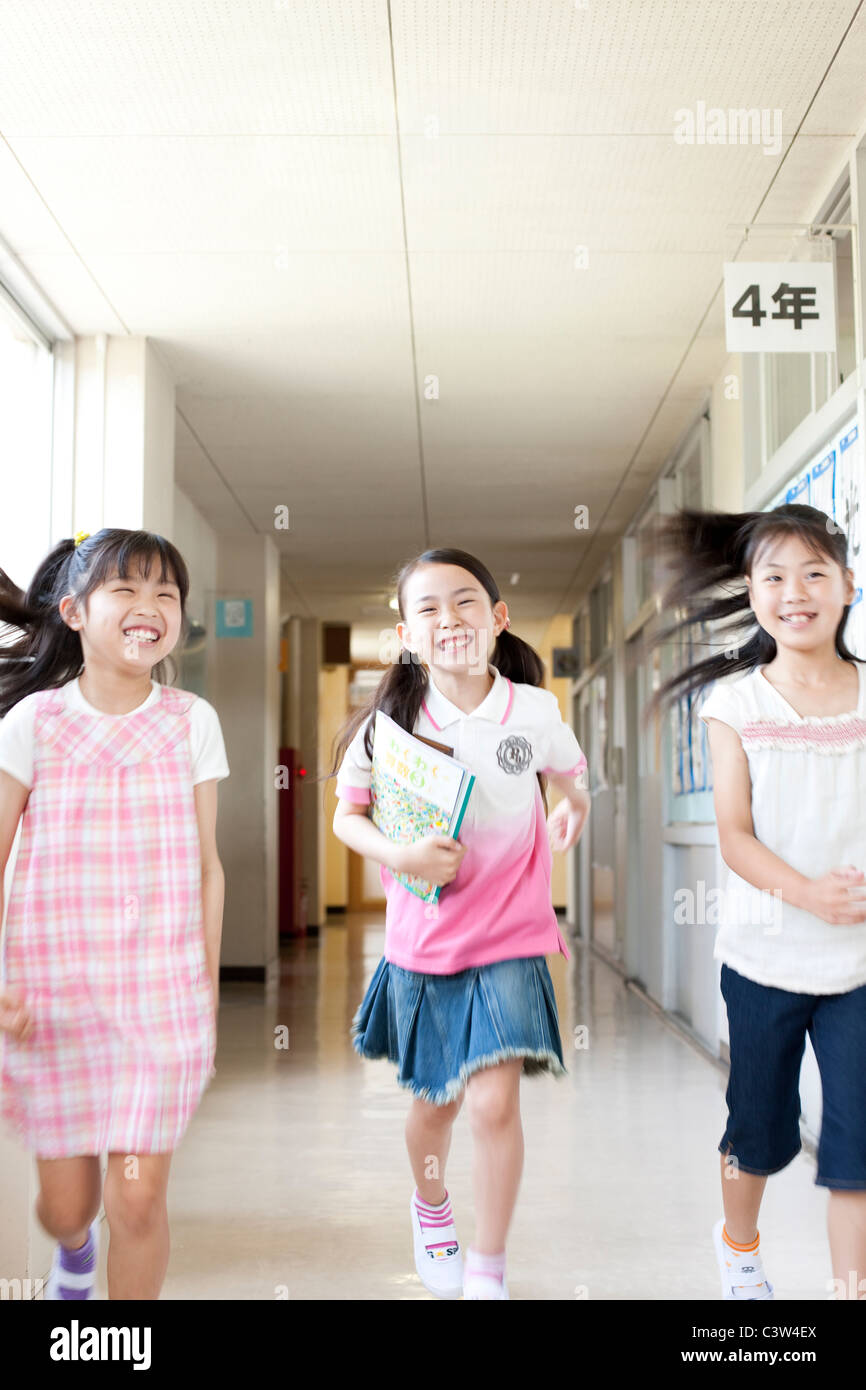 Running corridor school hi-res stock photography and images - Alamy