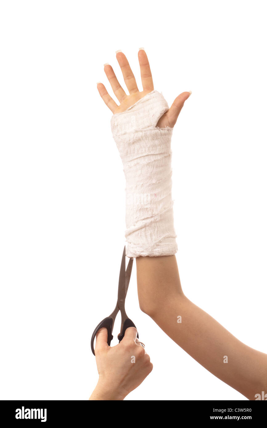 accident bandage bone emergency health medical orthopedic plaster texture xray Stock Photo Alamy