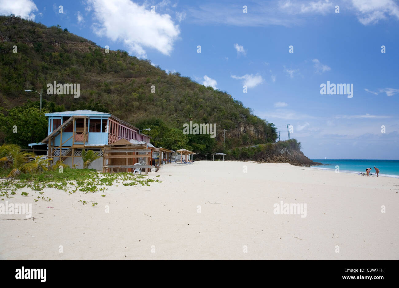 Darkwood Beach in Antigua Stock Photo