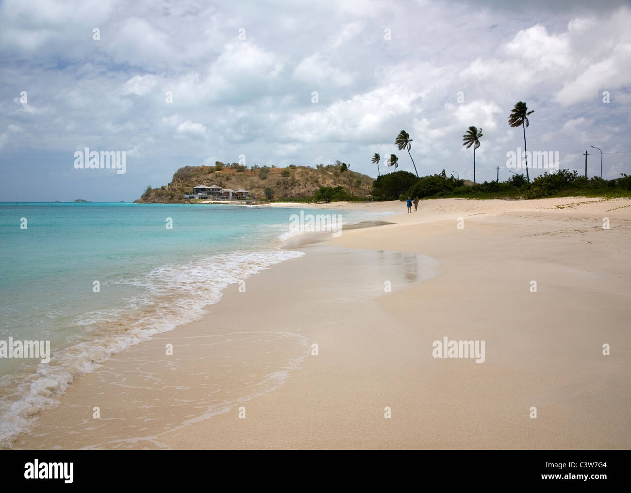 Darkwood Beach in Antigua Stock Photo