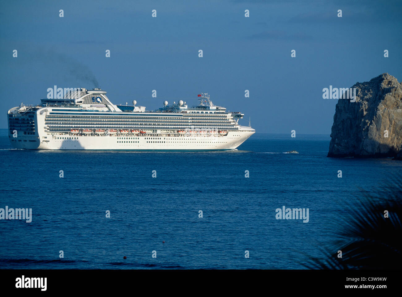 PRINCESS CRUISE SHIP LEAVING THE CAPE / CABO SAN LUCAS, MEXICO Stock ...
