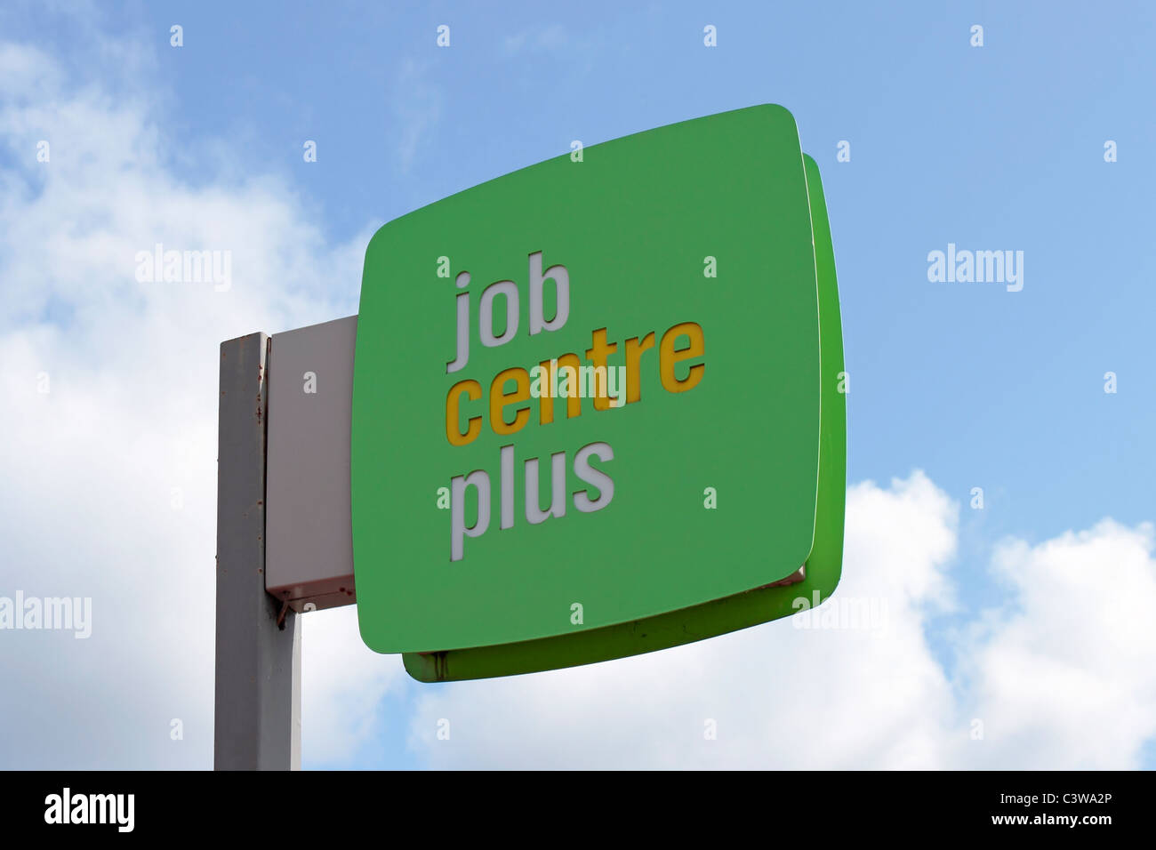 Job Centre Plus Sign Stock Photo