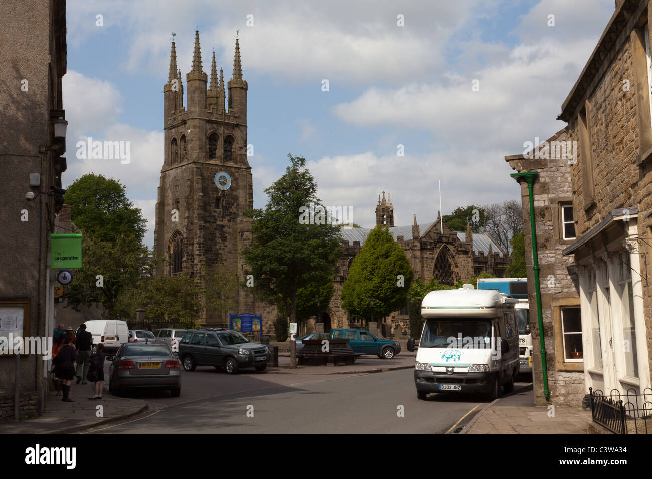 Tideswell a village in Derbyshire,famous for its 14th-century parish ...