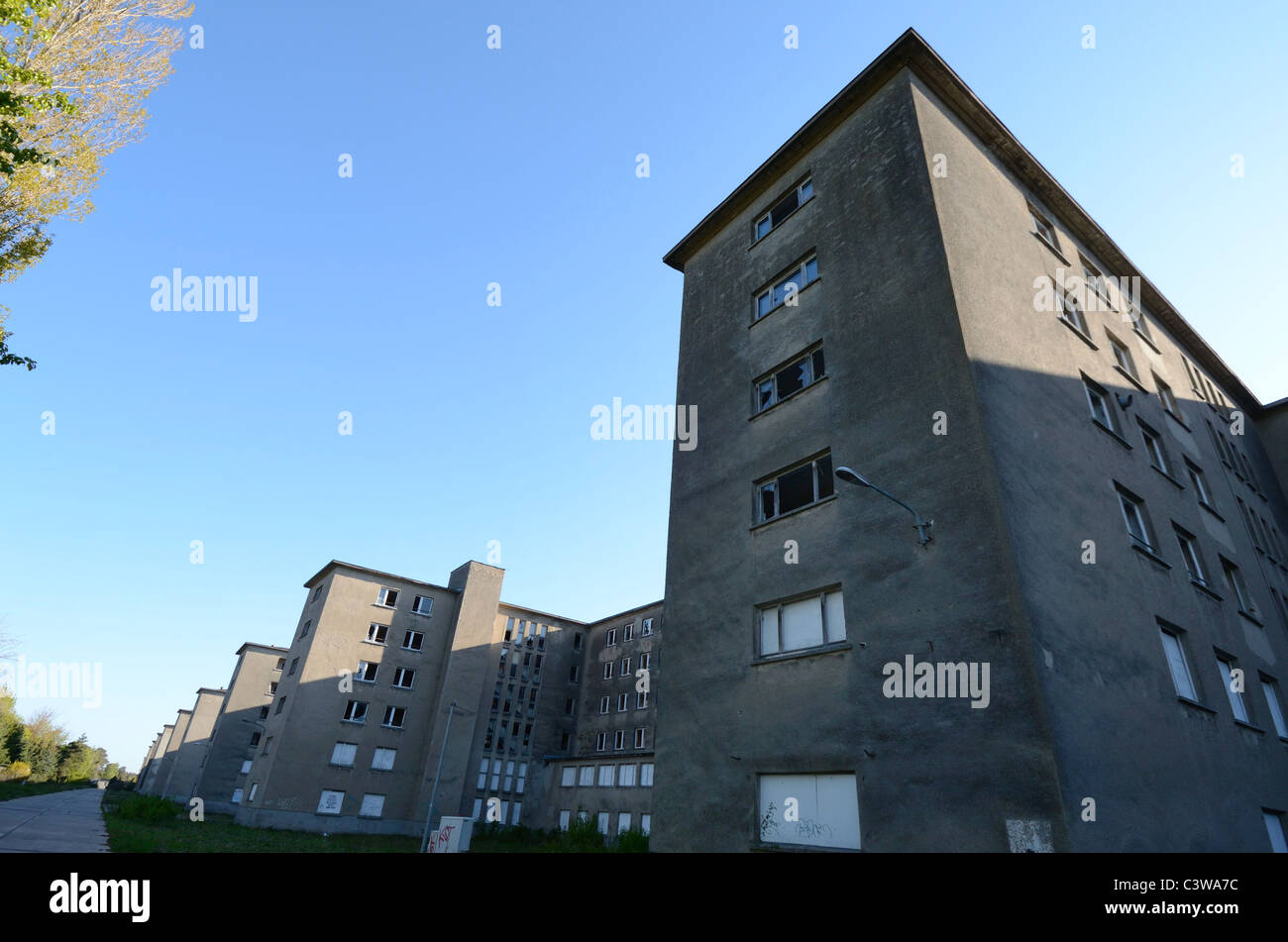 Prora Nazi era holiday resort, island of Rugen, Germany Stock Photo - Alamy