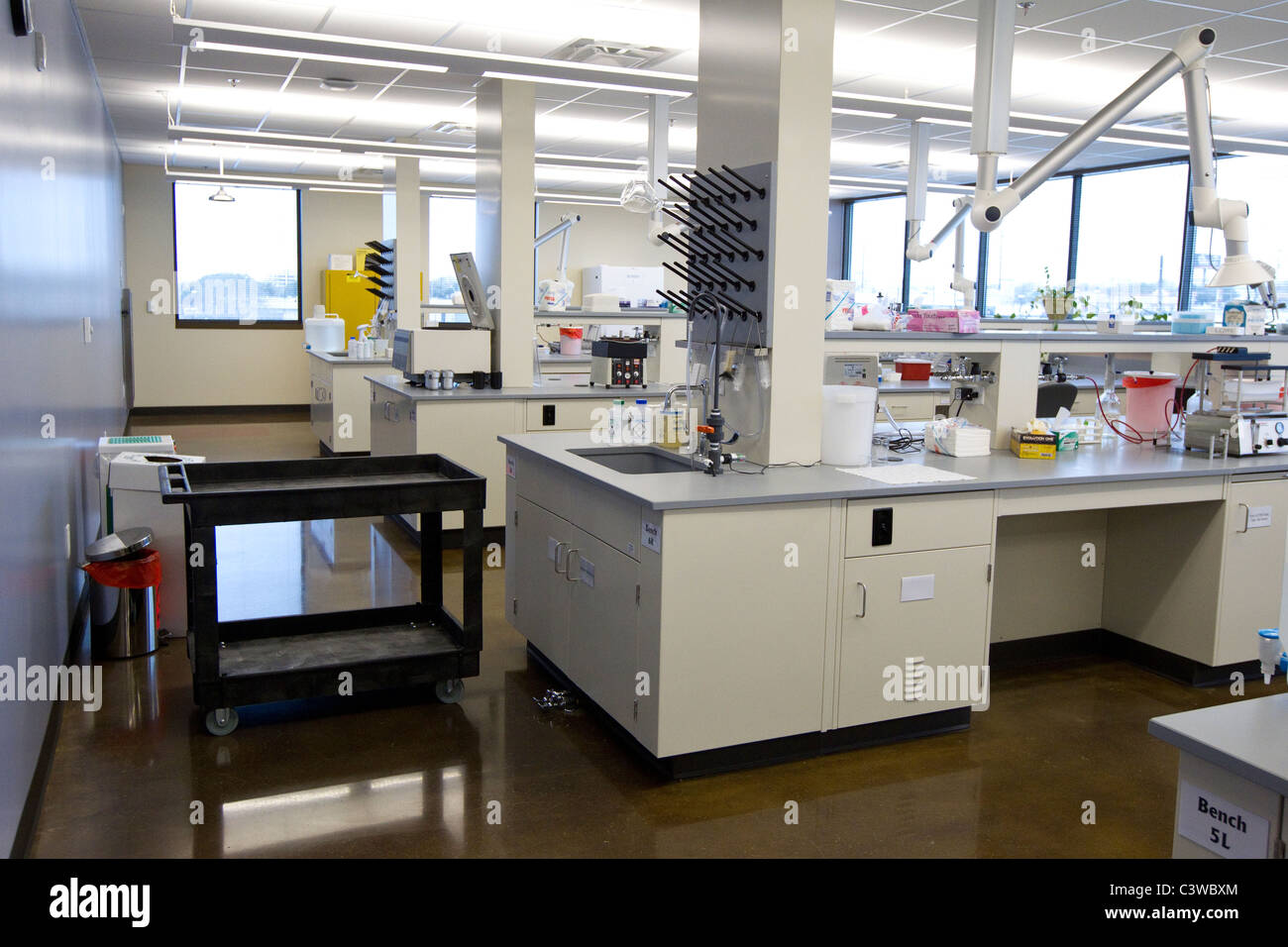 Facilities at Texas Department of Public Safety's crime laboratory in