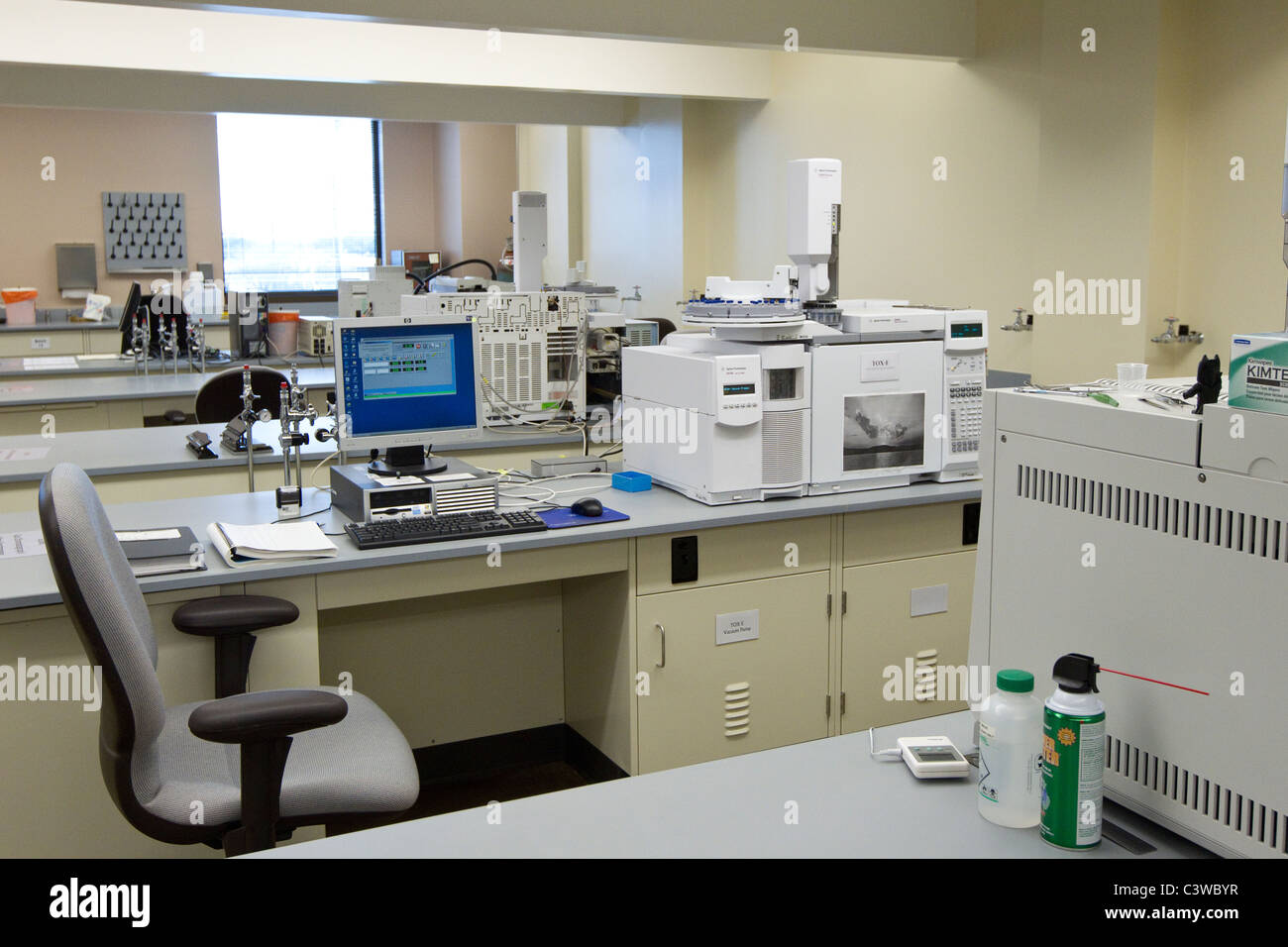 Facilities at Texas Department of Public Safety's crime laboratory in