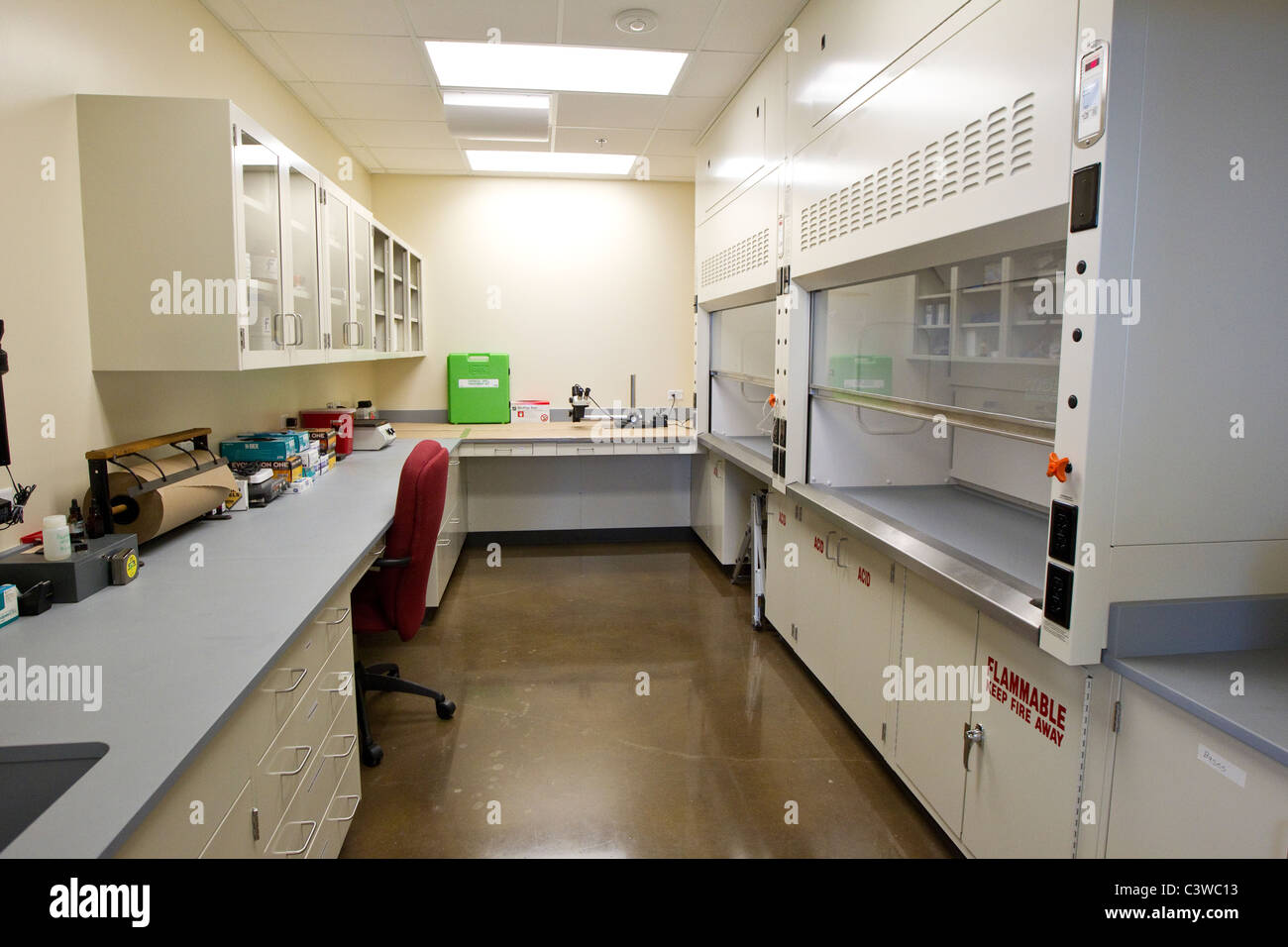 Facilities at Texas Department of Public Safety's crime laboratory in