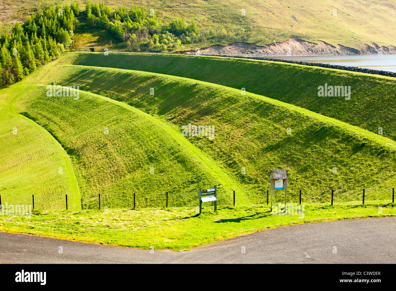 Megget Reservoir near Broad Law in the Scottish Southern Uplands is