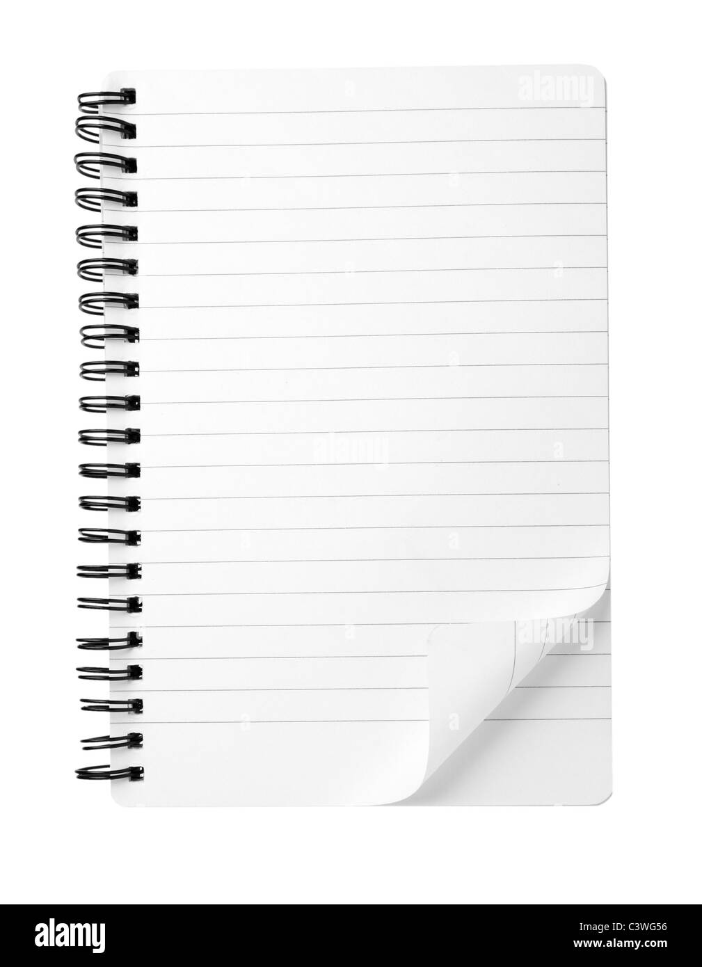 note book page Stock Photo