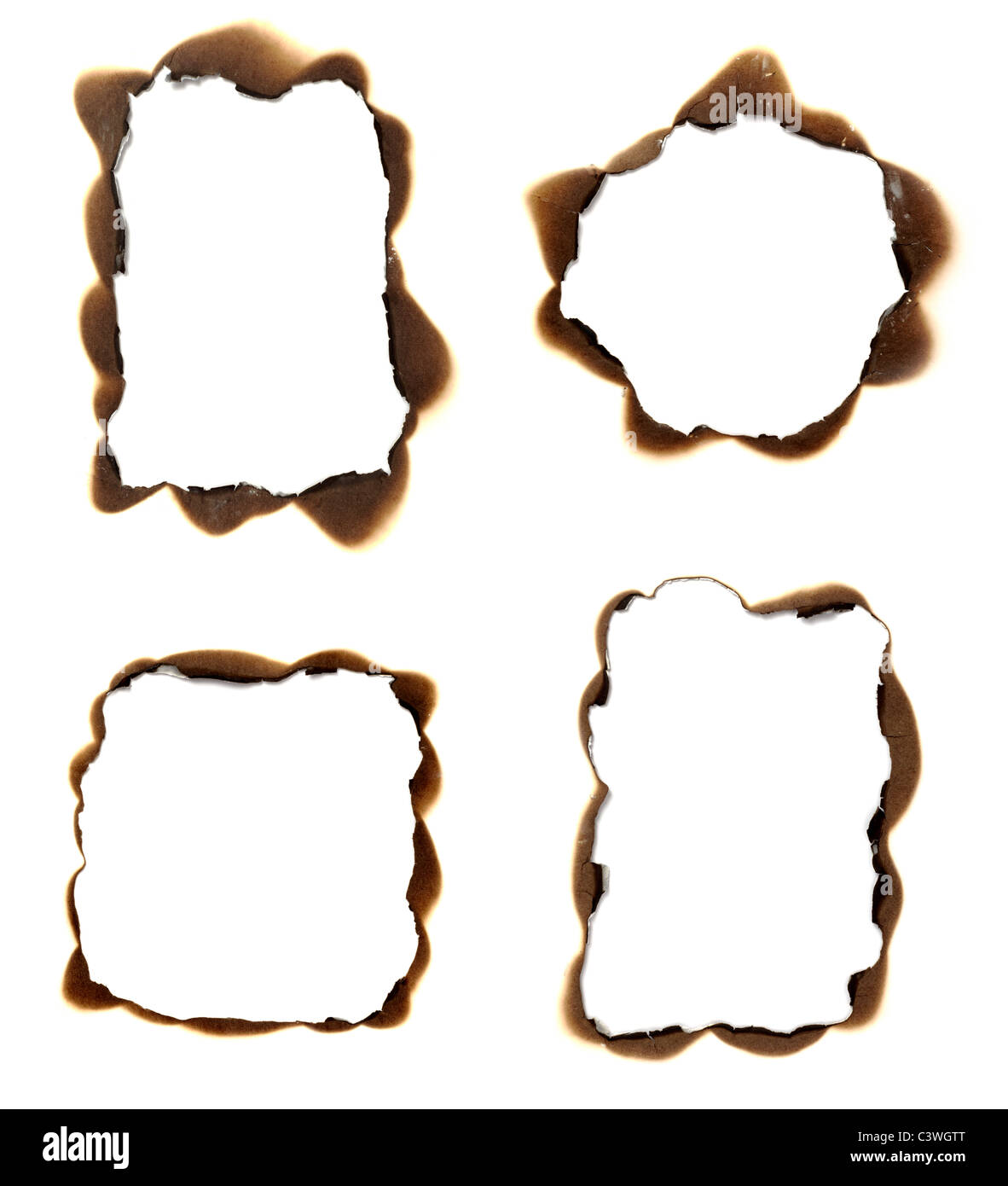 burn edges paper Stock Photo - Alamy