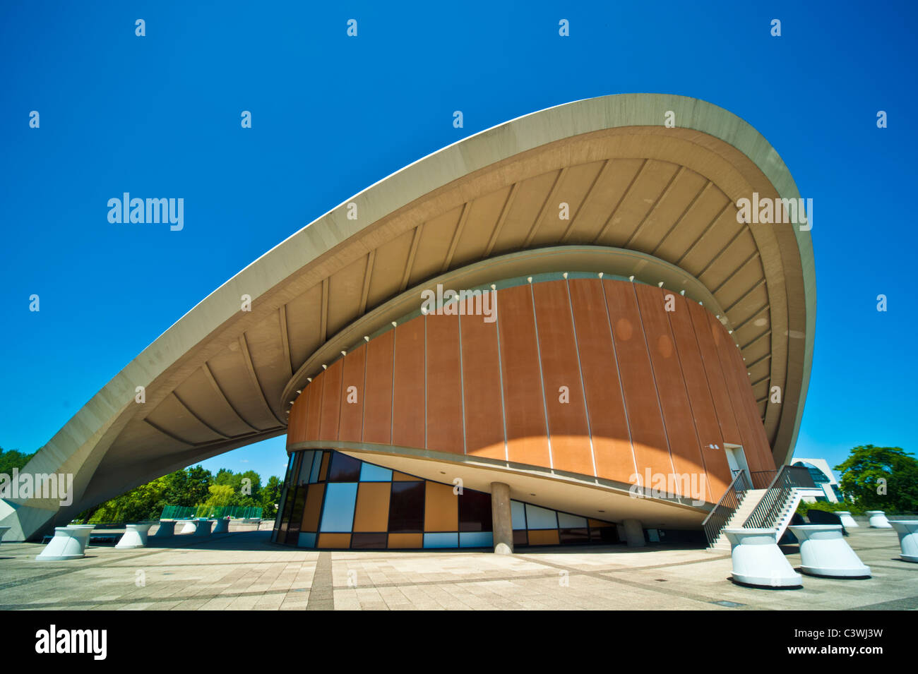 Haus der Kulturen der Welt, Kongresshalle, Congress Hall, Schwangere Auster, Berlin, Germany Stock Photo