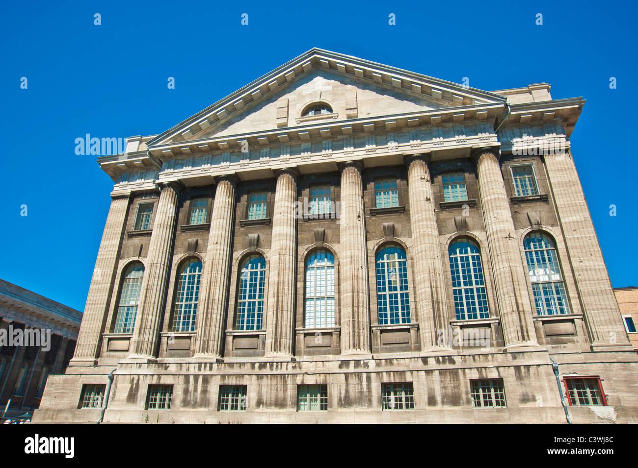 Old National Gallery, rear side, Pergamonmuseum, Berlin, Germany Stock Photo