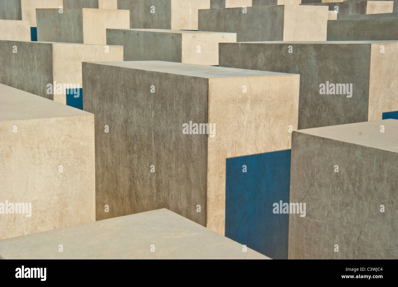 Memorial to the Murdered Jews of Europe, Memorial for Holocaust victims, Berlin, Germany Stock Photo