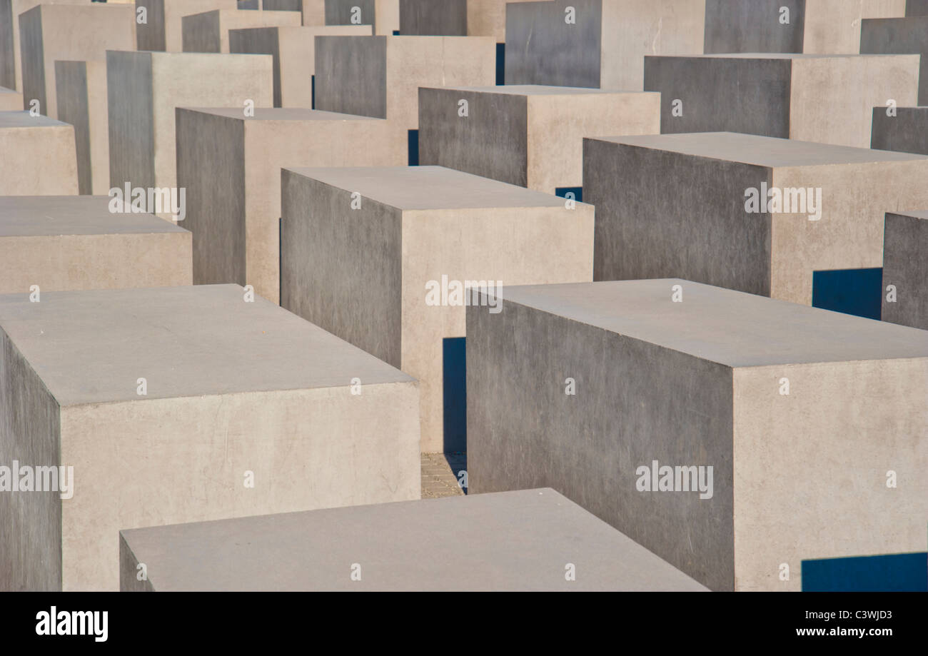 Memorial to the Murdered Jews of Europe, Memorial for Holocaust victims, Berlin, Germany Stock Photo