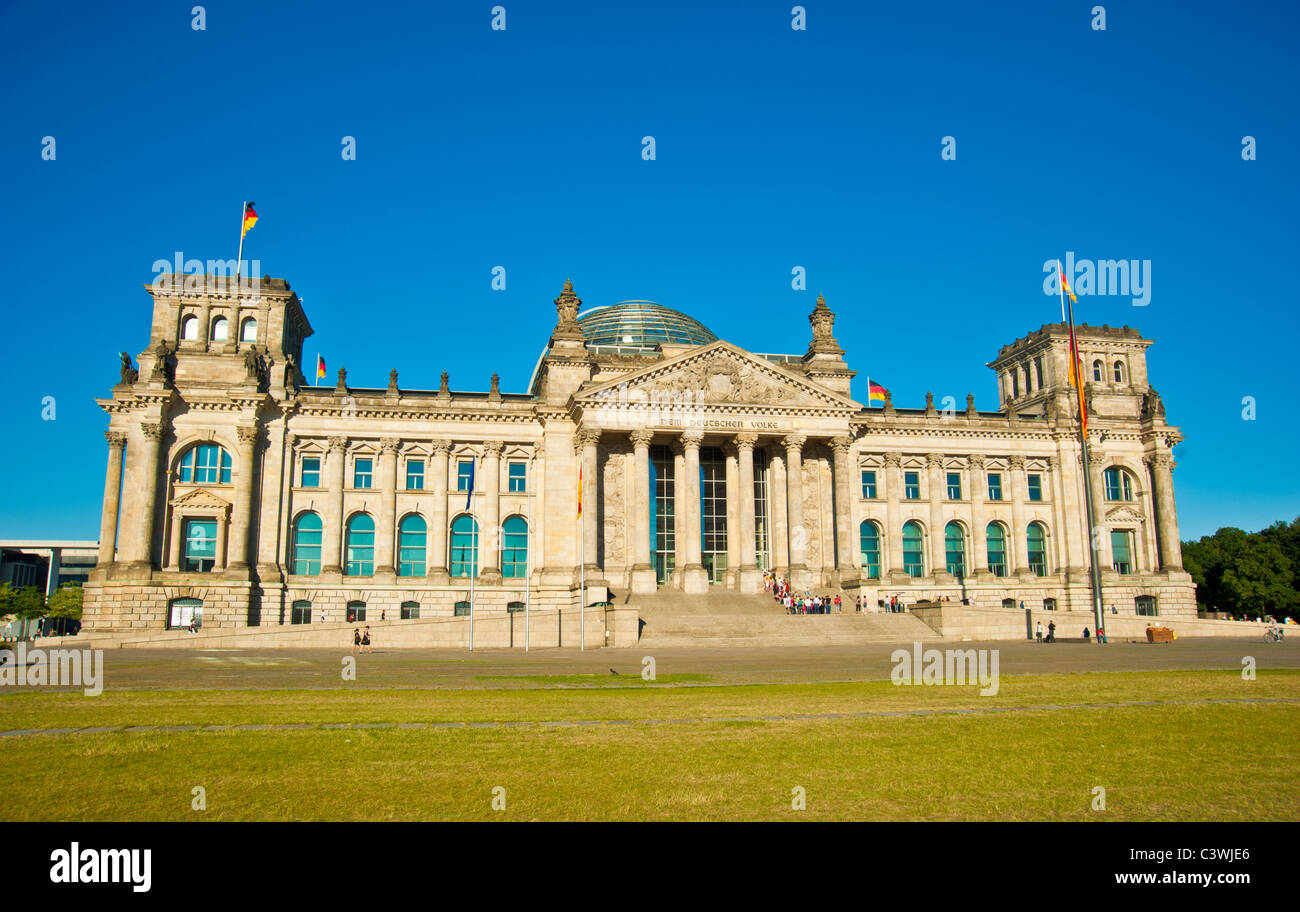 Reichstag, German Parliament, Berlin, Germany Stock Photo