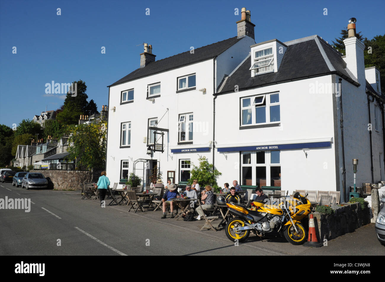 Anchor Hotel, Kippford, Dumfries and Galloway, Scotland Stock Photo - Alamy