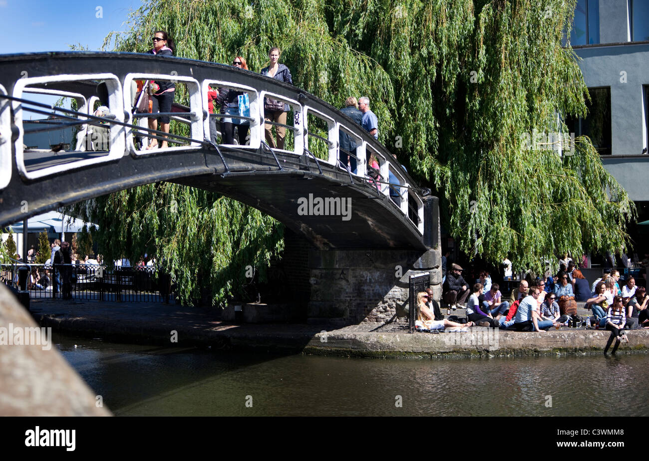 Regent's Canal at Camden town, London, England, UK. Stock Photo