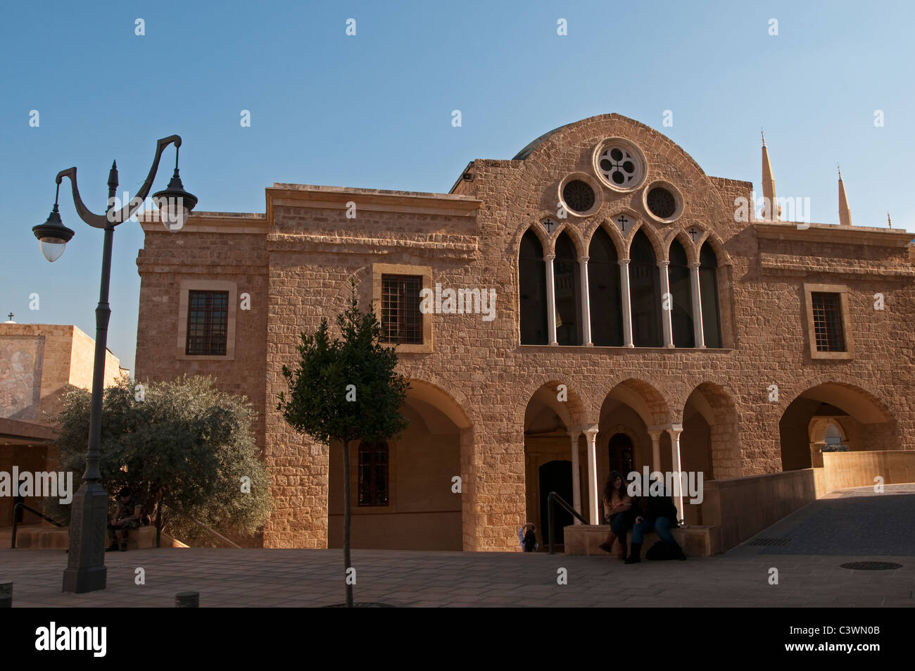 Saint George Orthodox Cathedral Place d Etoile Beirut Lebanon Stock Photo