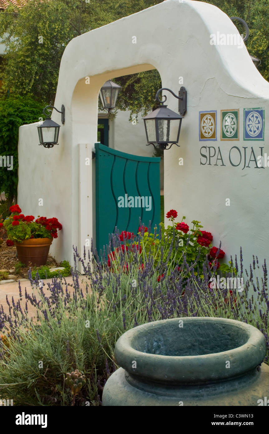 Entrance to The Spa Ojai, Ojai Valley Inn and Spa, Ojai, California