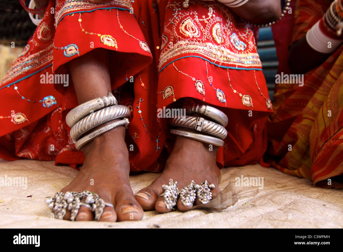 Traditional tribal jewellery in Rajasthan, India Stock Photo Alamy