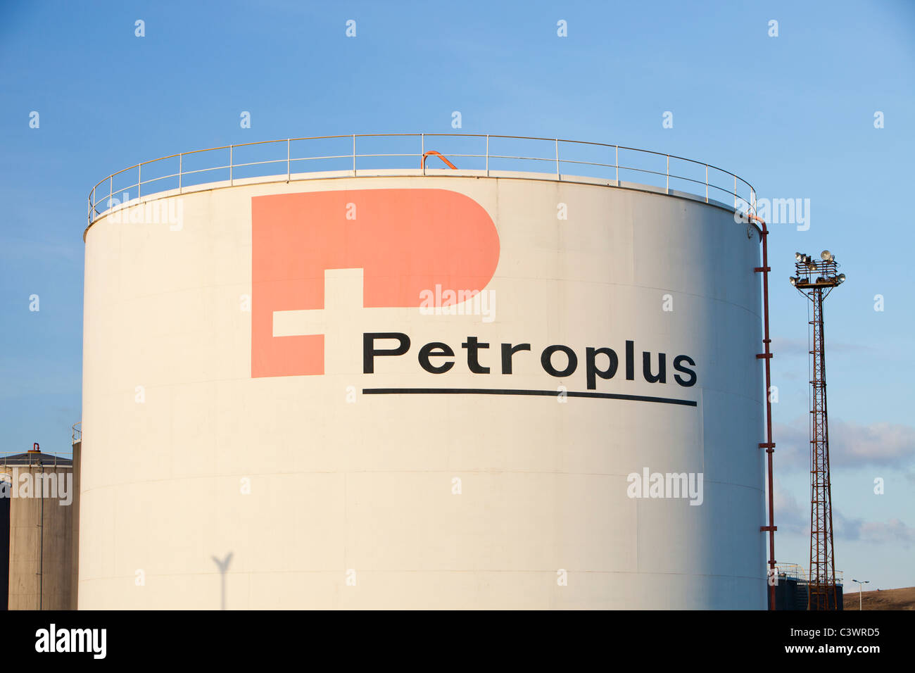 An oil storage depot at Seal Sands on Teeside, UK Stock Photo Alamy