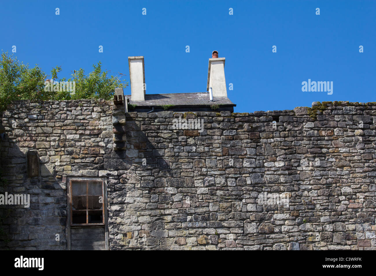 Caernarfon Town Walls Stock Photo Alamy