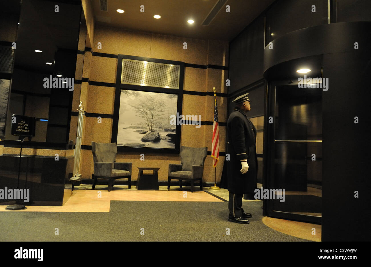 New york doorman hires stock photography and images Alamy