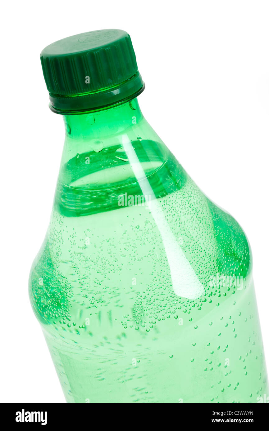 Green Water Bottle with white background Stock Photo - Alamy