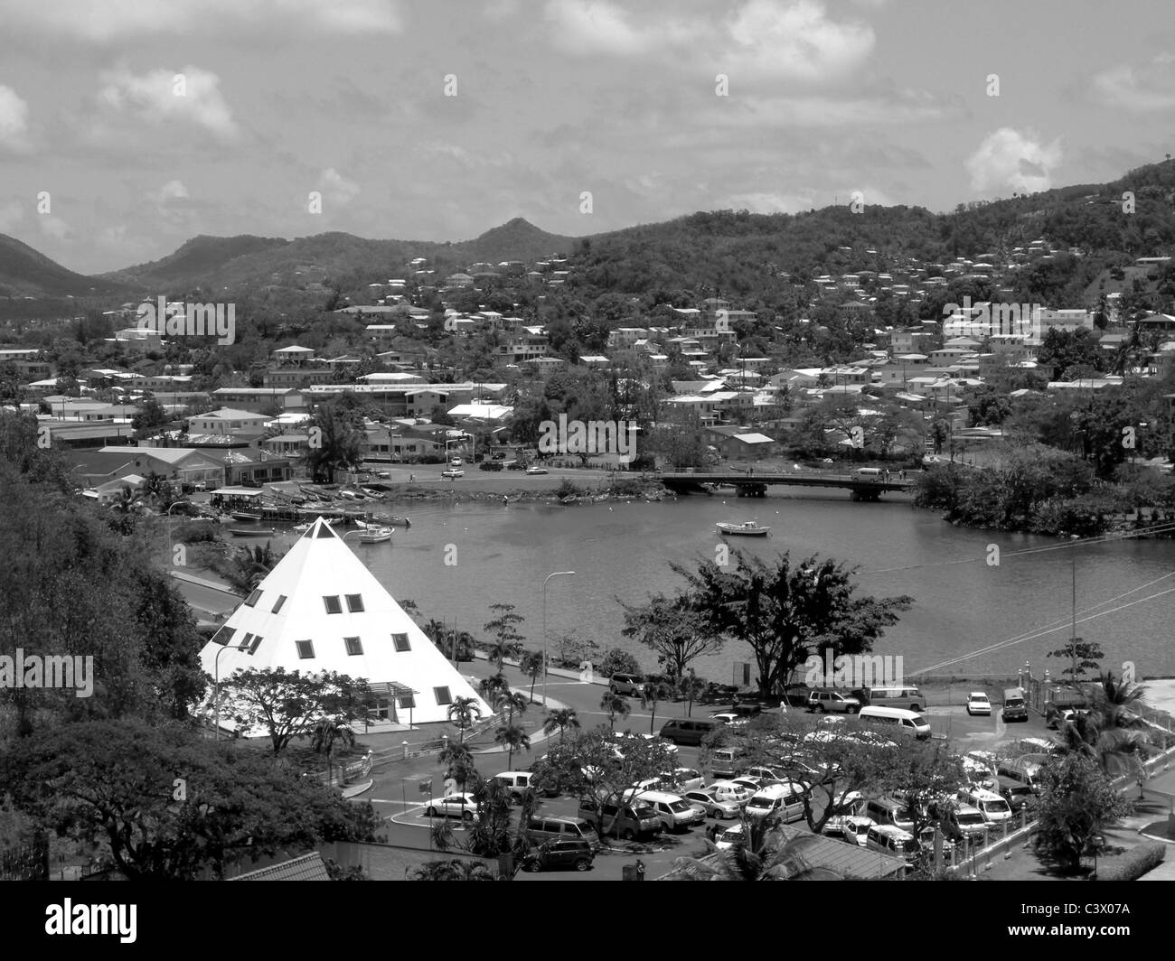 Saint lucia landscape Black and White Stock Photos & Images Alamy