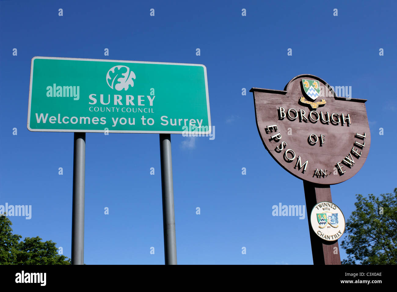 to surrey and sign hires stock photography and images Alamy
