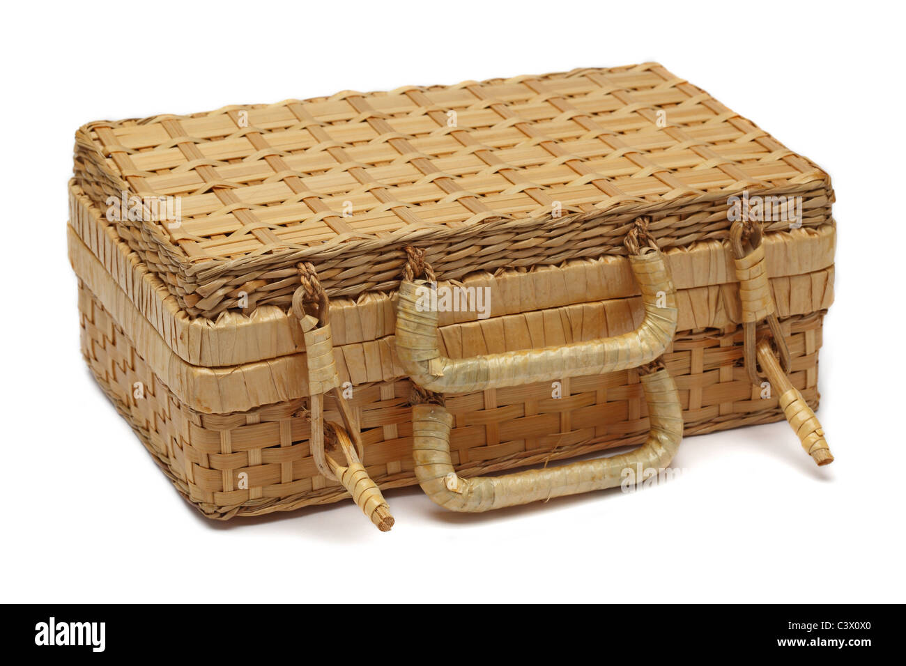 Picnic basket box Stock Photo Alamy