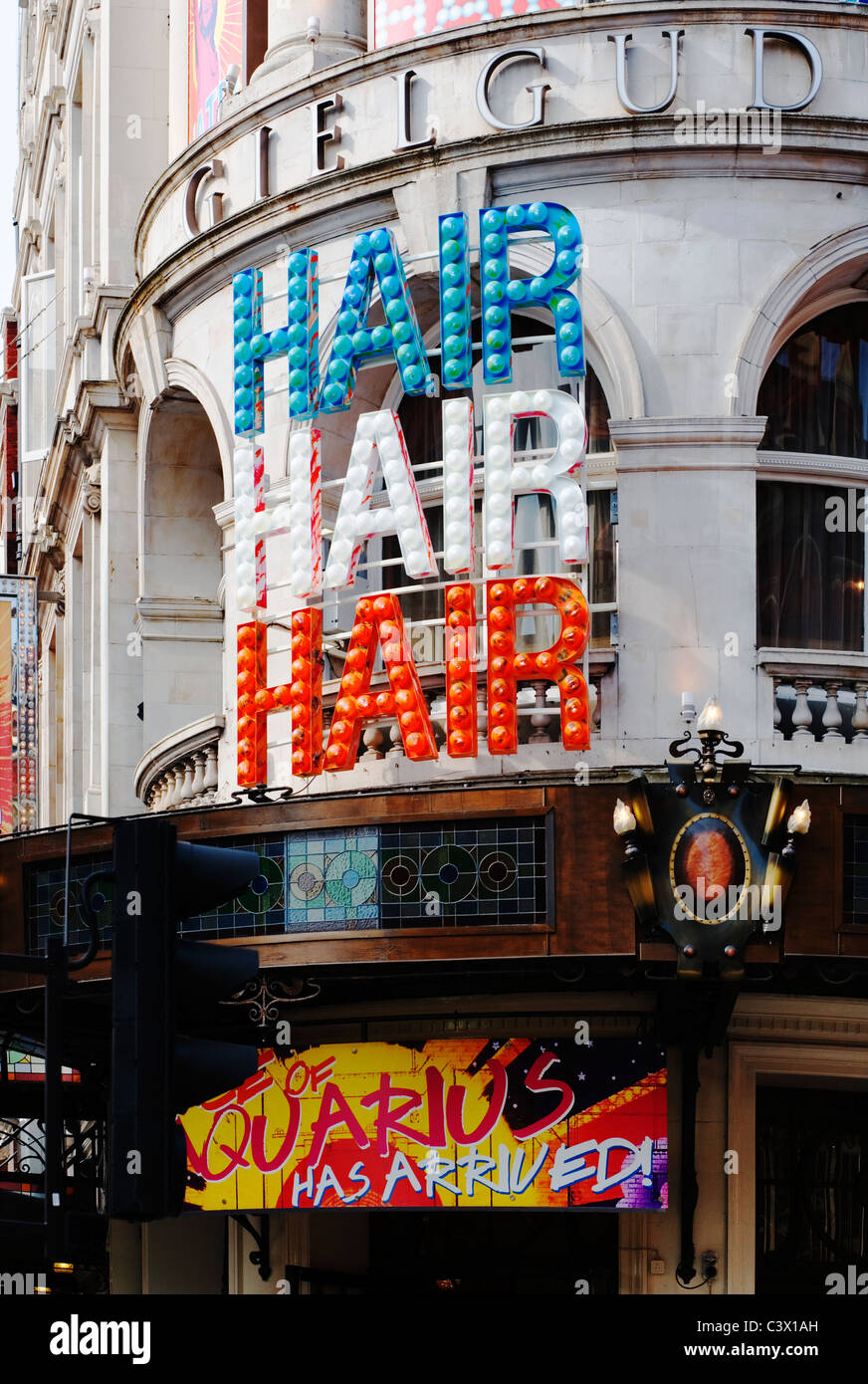 'Hair' the Musical, Gielgud theatre, Shaftesbury Avenue, London, England, UK, Europe Stock Photo
